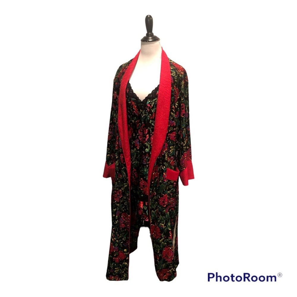 Victoria’s Secret Gold Label Vintage Long Robe/slip gown set -Size P/S